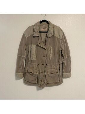 Free People Jacket Women Size XL Sweet Sage We the free Saturday Utility Jacket